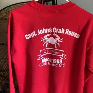 Capt. John’s Crab House- Men's Small _ EUC